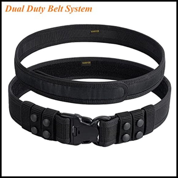 Tactical Duty Belt Law Enforcement Police Security Patrol Nylon main image 5